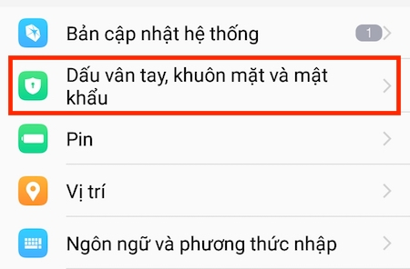 hướng dẫn mở khóa bằng khuôn mặt 