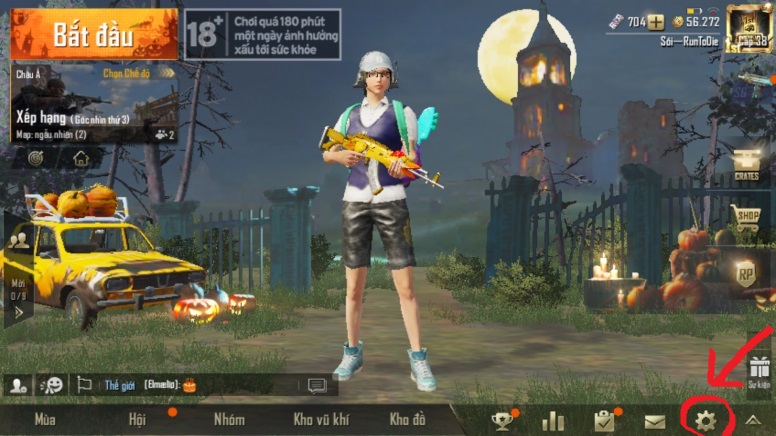 hạ cấu hình game pubg