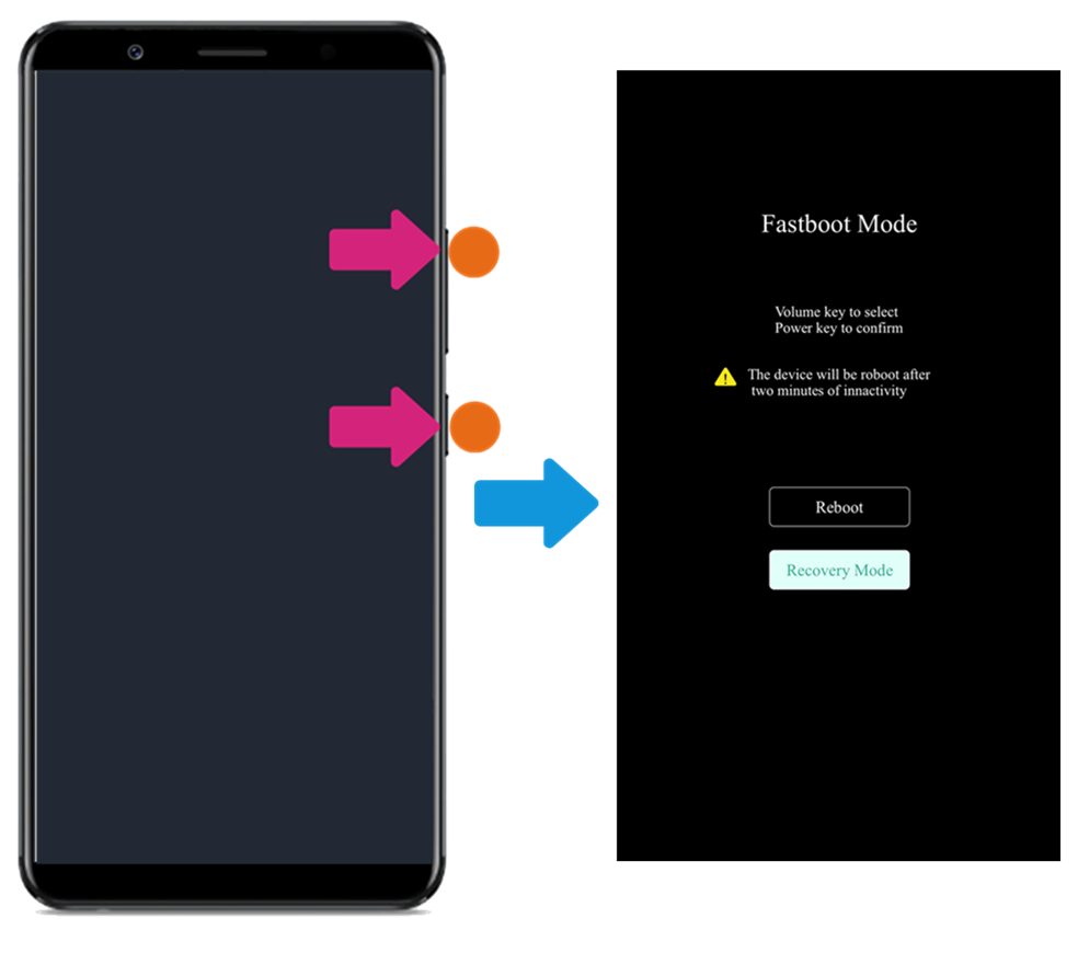 reboot hệ thống trên điện thoại vivo