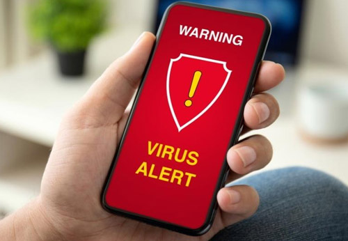 Điện thoại dính phải virus