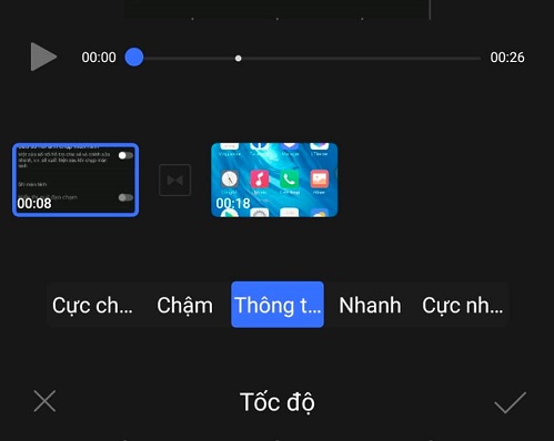 Chọn Tốc độ