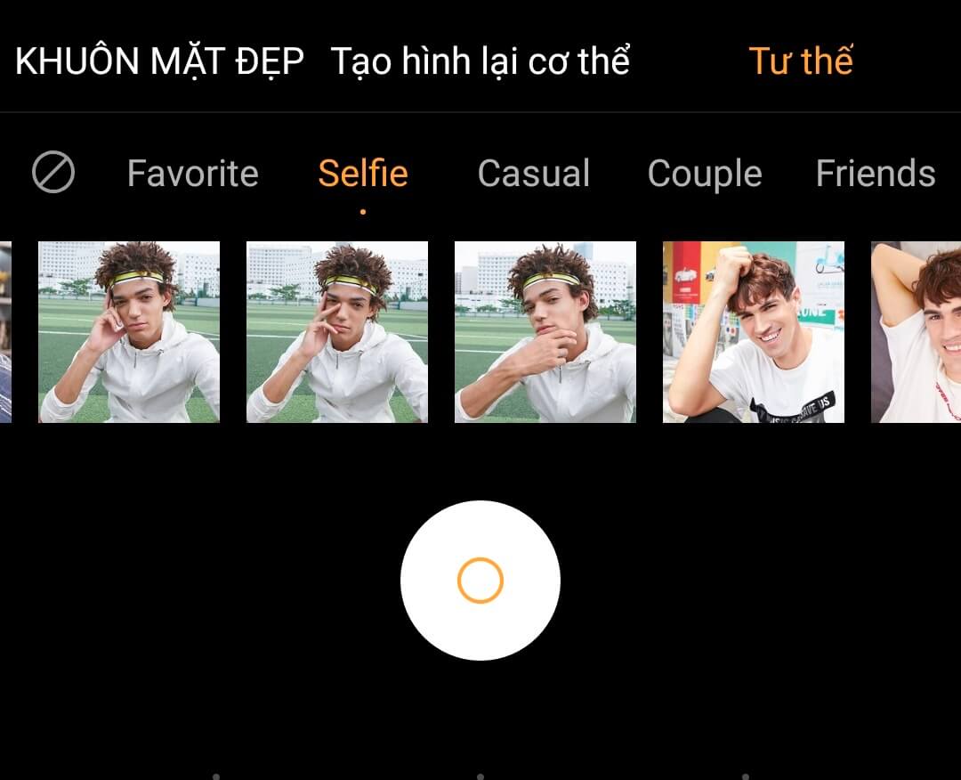 Những kiểu chụp ảnh selfie cho nam chuẩn thể thao, năng động