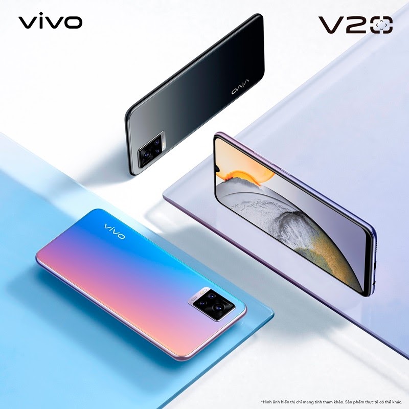 vivo V20 trình làng với 2 màu sắc Dạ Khúc Jazz và Giai Điệu Hoàng Hôn