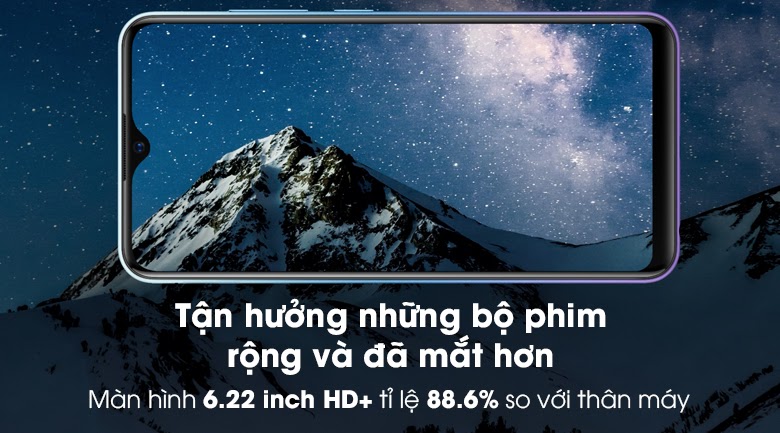 Màn hình 6.22 inch HD+ trên Y1s