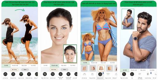 App chỉnh body hô biến một vóc dáng mới