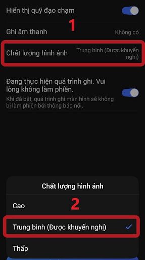 Giảm chất lượng hình ảnh để tăng chất lượng âm thanh 