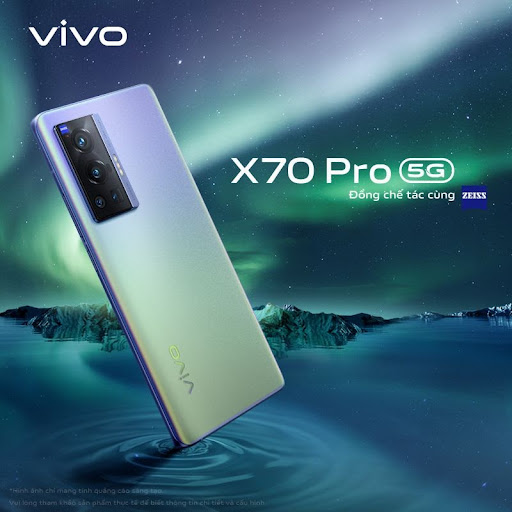 Thiết kế thời trang và tinh tế dành cho mọi lứa tuổi của vivo X70 Pro