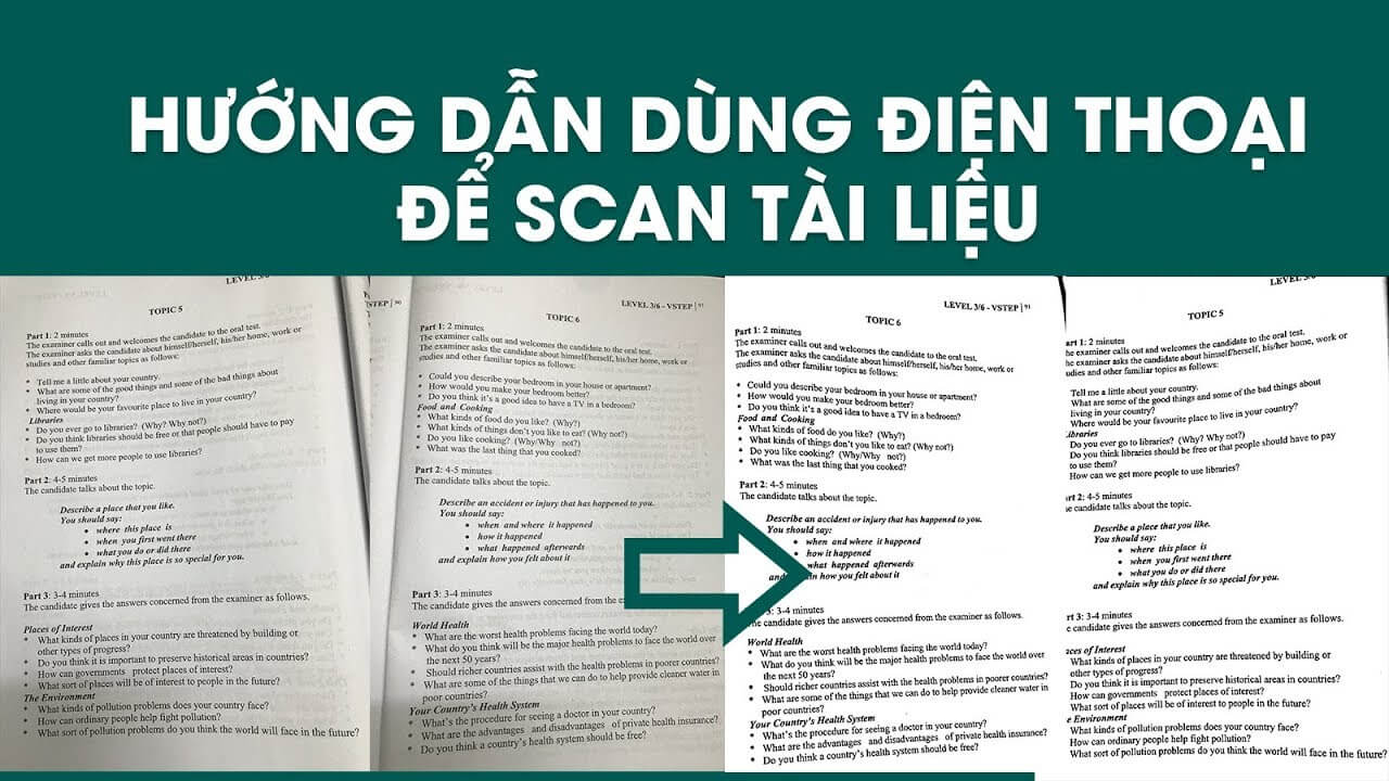 Scan bằng điện thoại tiện lợi hơn bao giờ hết