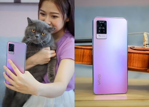 V21 5G nổi bật với tính năng selfie chống rung và chụp phơi sáng tốt