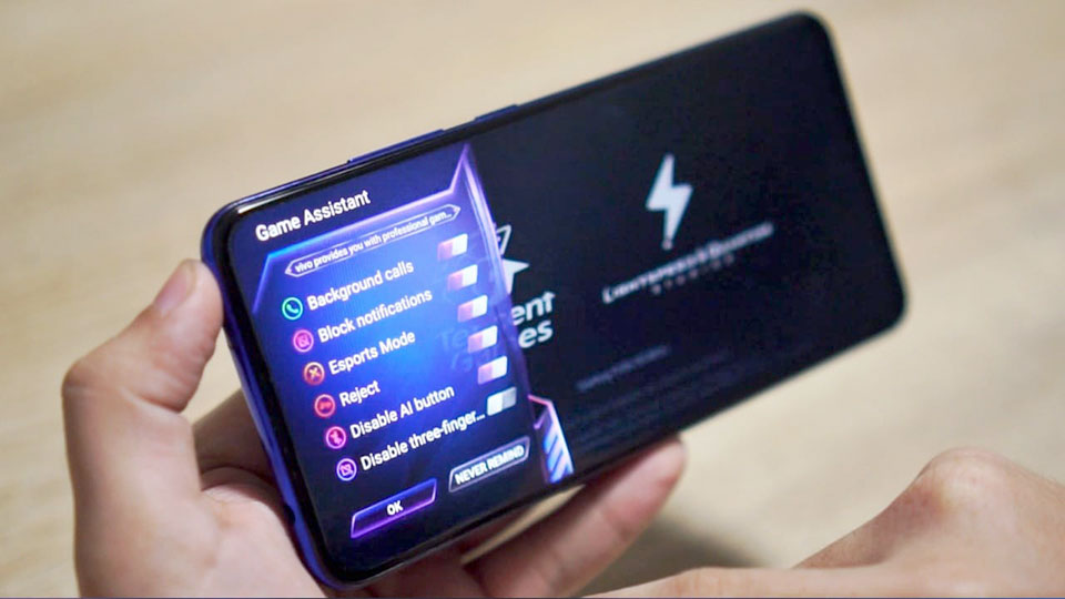 Bật Esports Mode trên vivo V15