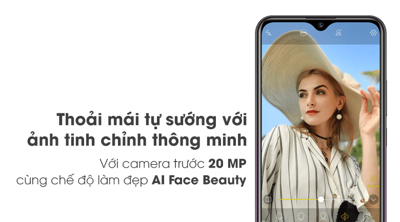 camera selfie sắc nét của vivo Y17