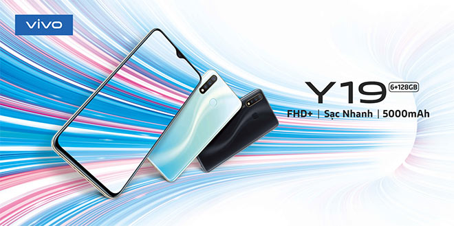 vivo Y19 sở hữu pin 5000mAh và sạc nhanh 18W